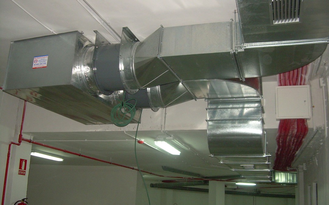 Extracción de humos de garajes